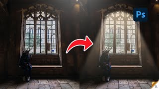 Master Natural Window Light Effects in Photoshop 2024!