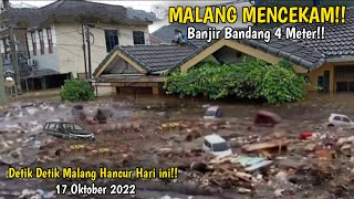Banjir Dahsyat Malang Hari ini 17 Oktober 2022, Warga Menjerit!! Banjir Susulan Malang Hari ini