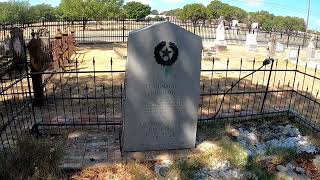 Comal Cemetery. Walk Drive Tour of 25 Acres in New Braunfels. Historical Markers and Founders Graves