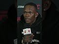 Israel Adesanya speaks out for Francis Ngannou 👀