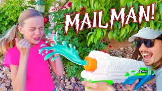 Mailman Caught Kids Trying To Prank Him With Colored Water Balloons!