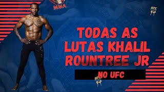 TODAS As Lutas do Khalil Rountree Jr. no UFC 🤛