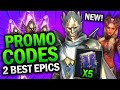 NEW PROMO CODES for FREE EPICS - $125 VALUE START!? - Raid: Shadow Legends March 2024