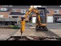 jcb mini digger breaker