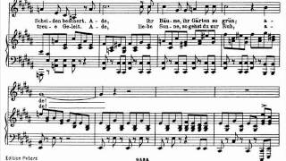 Dietrich Fischer-Dieskau sings Schubert 'Schwanengesang' - 7. Abschied