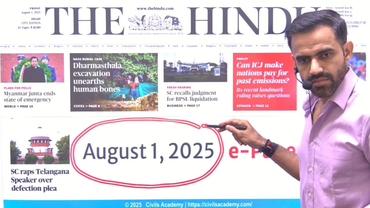 The Hindu Analysis Target Upsc Current Affairs Today For Upsc 2026