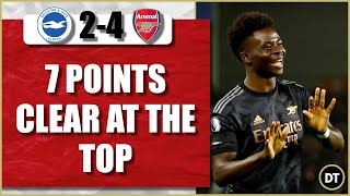 Brighton 2-4 Arsenal | 7 Points Clear At The Top Of The League (Match Review)