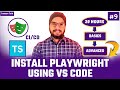Playwright TypeScript #9 Install Playwright using VS Code | Playwright Automation Tutorial