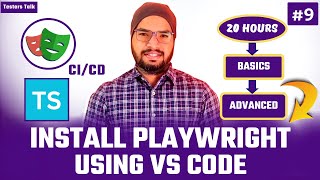 Playwright TypeScript #9 Install Playwright using VS Code | Playwright Automation Tutorial