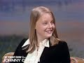 jodie foster talks about preparing for her role in taxi driver carson tonight show