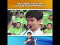 wowowin napalaban si kuya wil isang pilosopong bata