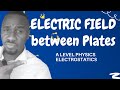 Electric field potential difference between parallel plates | A Level Physics Electrostatics