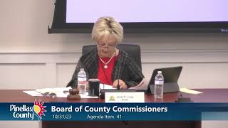 Board of County Commissioners  Regular Meeting 10-31-23