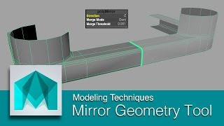 DART 104 Intro To Maya: Mirror Geometry Tool