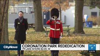 Veterans honoured at Coronation Park, Sunnybrook