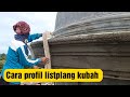 Propilan listplang kubah.masjid Al Ahklaq Kalirejo 1 Pesawaran