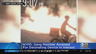 NYPD: Gang Member Arrested For Detonating Device In Inwood