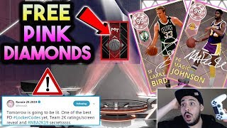 MORE LOCKER CODES COMING + 2K GAVE US THE RAREST PINK DIAMONDS FOR FREE IN NBA 2K18 MYTEAM