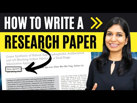 HOW TO WRITE A RESEARCH PAPER | Steps to Writing a Research Paper | Research paper sections