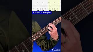 Blues Lick #1 Walking Bass #jazzguitar #jazztutorial #jazzimprovisation