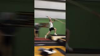 Going into a vault day without caffeine like…. #collegetrack #fhsu #polevault #fyp #track #sports