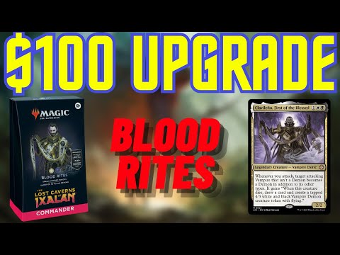 Blood Rites Upgrade – Improved Precon Commander Deck to 100