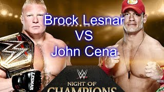 WWE John Cena Vs Brock Lesnar Night Of Champions 2014 Highlights