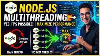 Node.js is NOT Single-Threaded Anymore! (Worker Threads Tutorial) - FreeCodeStack