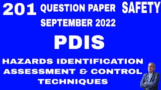 PDIS 201 Hazards Identification Assessment and Control Techniques Question Paper 29 08 2022