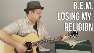 How to Play "Losing My Religion" by R.E.M. on Guitar - Super Easy Acoustic