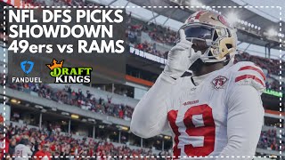 NFL DFS Picks for Monday Night Showdown 49ers vs Rams: FanDuel & DraftKings Lineup Advice