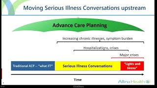 Serious Illness Conversations | Jan Richardson, MD; Emily Downing, MD \u0026 Steven Bradley, MD