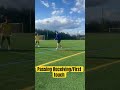 Soccer passing receiving and first touch #soccer #futbol #skills #touch #footworkdrills #fyp #viral