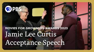 Jamie Lee Curtis Wins Career Achievement Award | Movies for Grownups Awards 2023 | GP on PBS