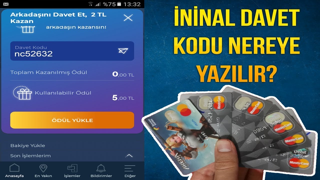 Ininal Kart visa. Ininal 350 TL. Альтернатива банковским картам в Турции Ininal Hadi. Ininal куда вводить код приглашения.