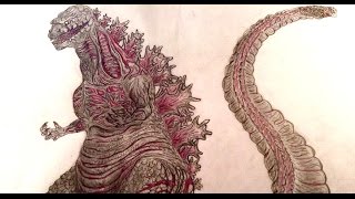 Shin Gojira Speed Drawing