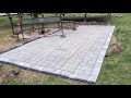 How to Make a Patio Deck with Pavers and Brock Paver Base Boards from Home Depot DIY Tips