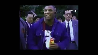 Mike Tyson catching pigeons