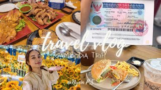 Cambodia Travel Vlog Part-3 | Sunshine Park, BROWN Coffee, Seafood hunting, HANOK Cafe, DTV update