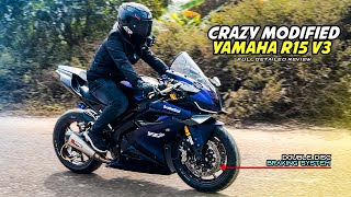 Extreme Modified Yamaha R15 V3 🔥 Double Disc Modification | Crazy Braking System | Full Details Vlog