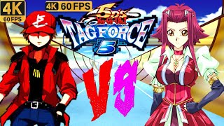 Yu-Gi-Oh! 5D's Tag Force 5: Duelo con la hermosa Aki Izayoi.