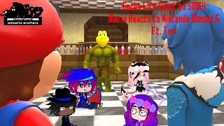 MB Gacha Life: Adrian & Friends React to SMG4 Mario Reacts to Nintendo Memes 6 ft. Tari