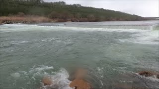 【水中映像】赤川三段堰堤　鶴岡側　サクラマス釣り場の底