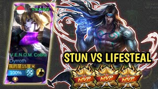 BEGINI CARA DYRROTH VS BADANG EXP LANE 🔥 LIFESTEAL MELAWAN STUN