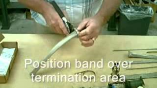 Glenair Band-It® Shield Termination Process: Elliptical Backshells