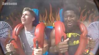 Boys Passing Out   Funny Slingshot Ride Compilation