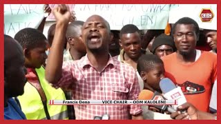 Kilifi ODM members hold protest over nomination tickets