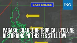 Pagasa: Chance of tropical cyclone disturbing PH this Feb still low