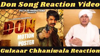 GULZAAR CHHANIWALA DON Reaction by Captain Tau Haryanavi Actor | Latest Haryanvi Songs 2020