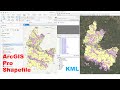 How to Convert ArcGIS Pro shapefile into Google Earth Pro kml File